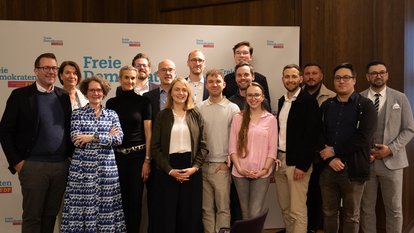 Der neue Landesvorstand, es fehlt Michael Kruse